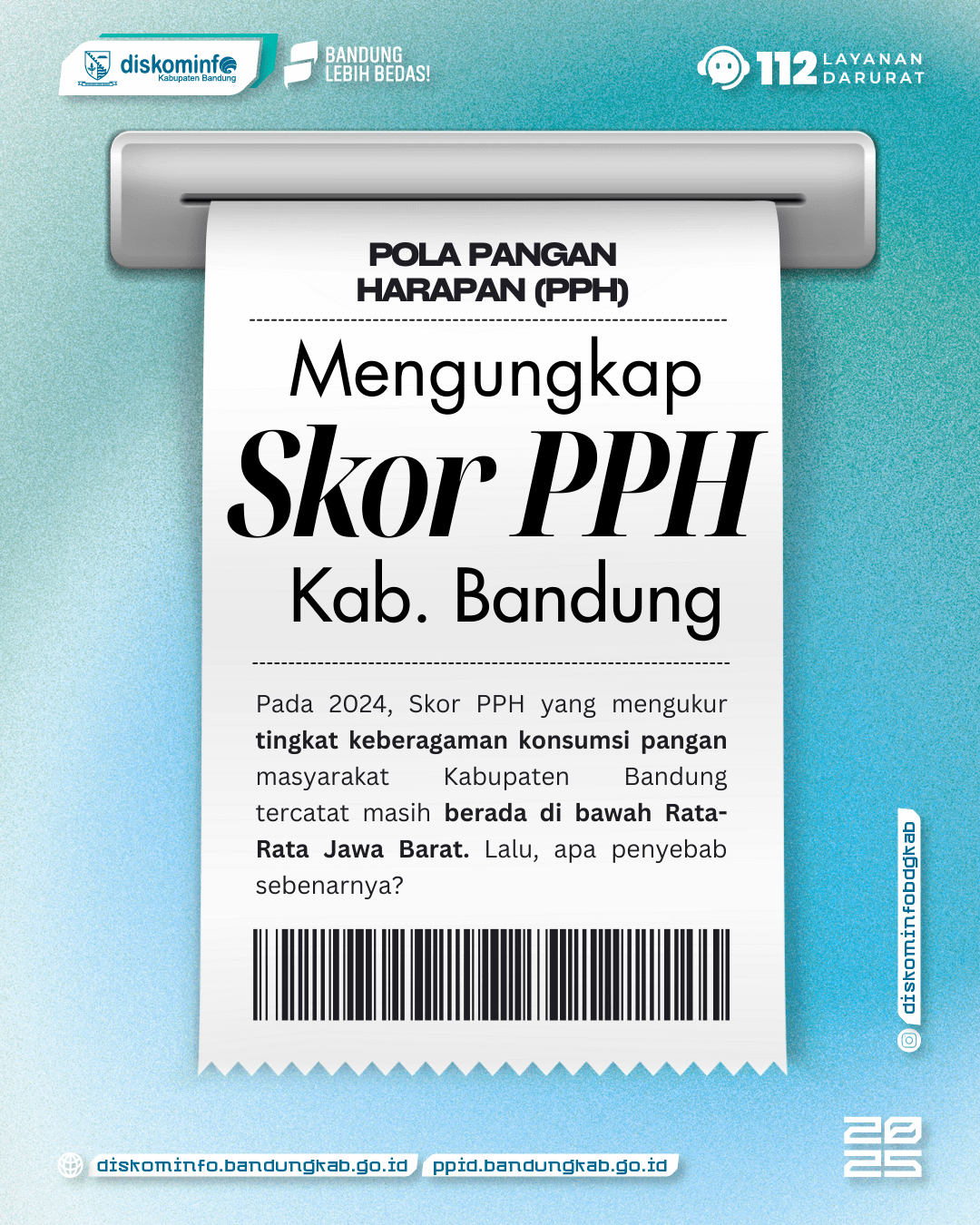 Konsumsi Pangan Belum Beragam, Skor PPH Perlu Ditingkatkan 1 - Portal Satu Data Kab. Bandung