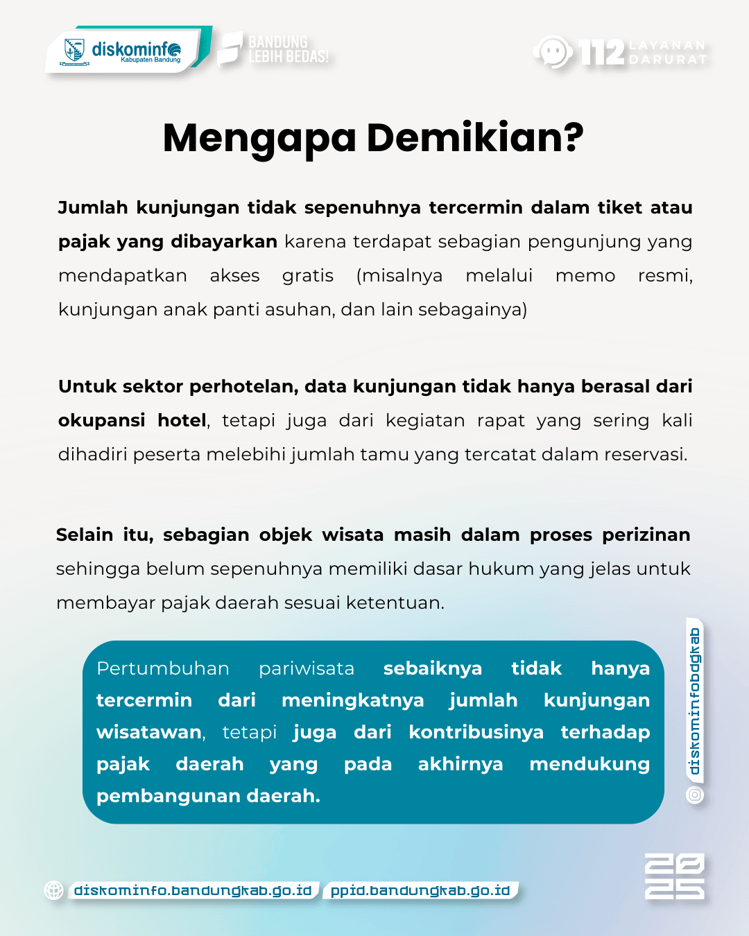 Wisata Tumbuh Pesat, Pajak Daerah Belum Maksimal 5 - Portal Satu Data Kab. Bandung